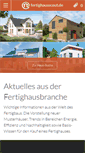 Mobile Screenshot of fertighausscout.de